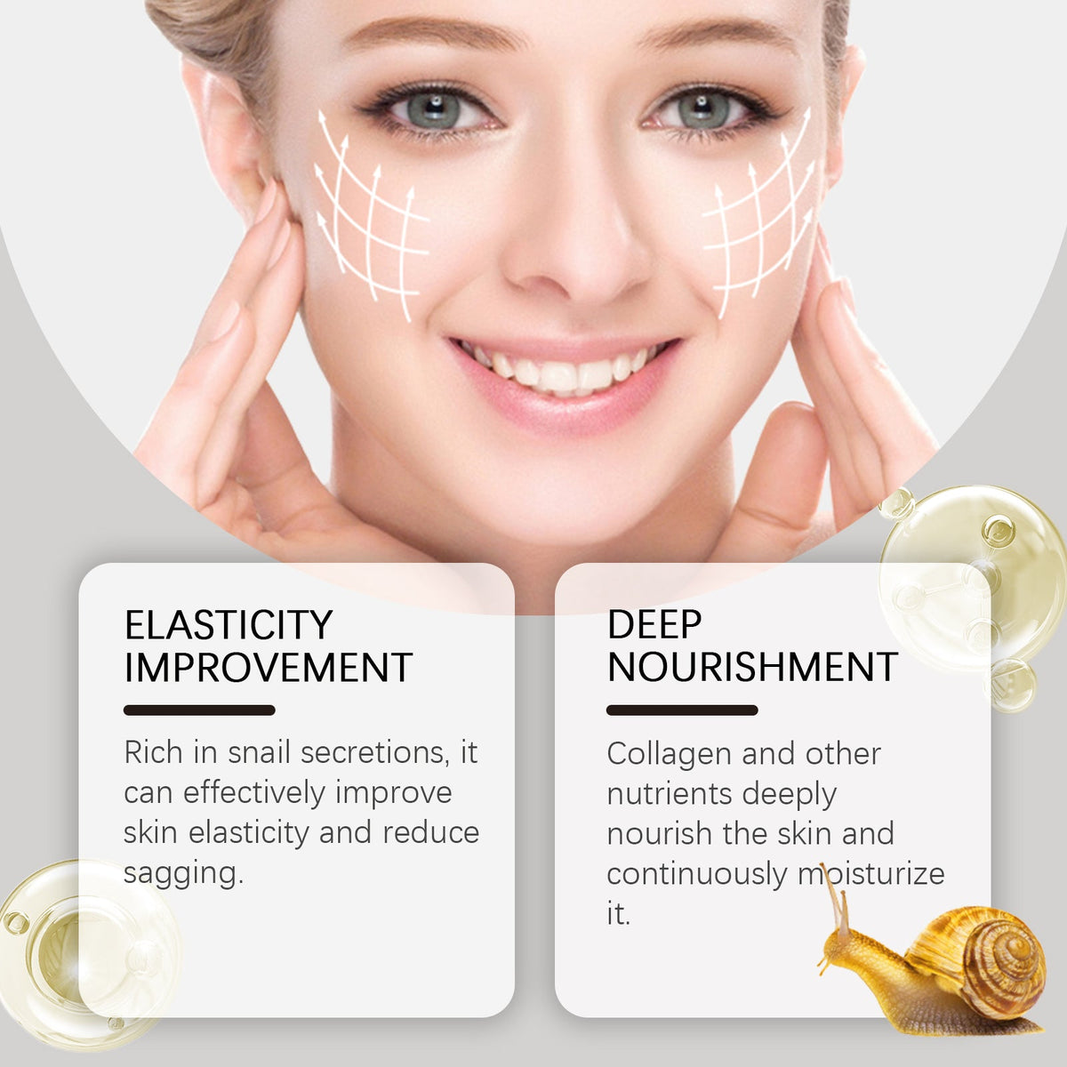 Snail Collagen Lifting Cream for Firmer Mature Skin