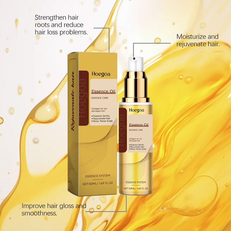 Plant Extract Hair Oil for Glossy, Smooth, Softer Hair
