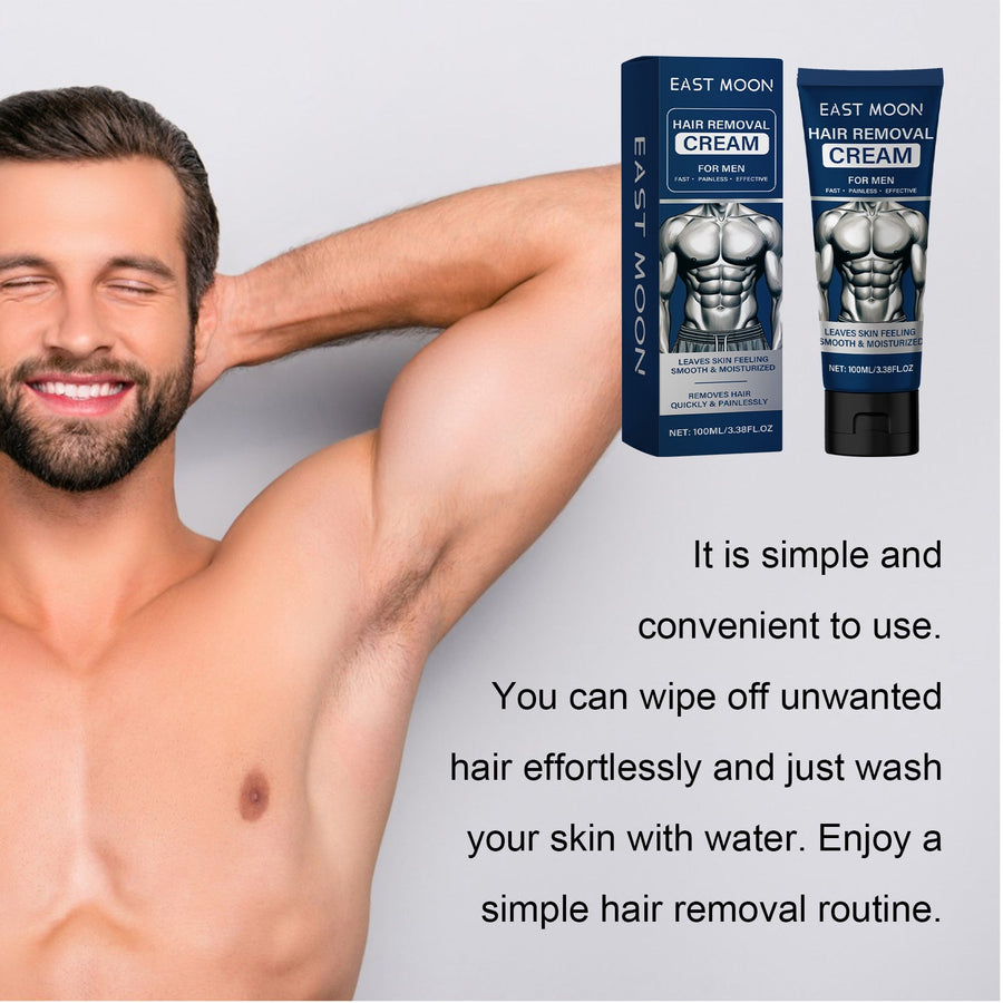 Men's Hair Removal Cream - Painless Smooth Skin Fast