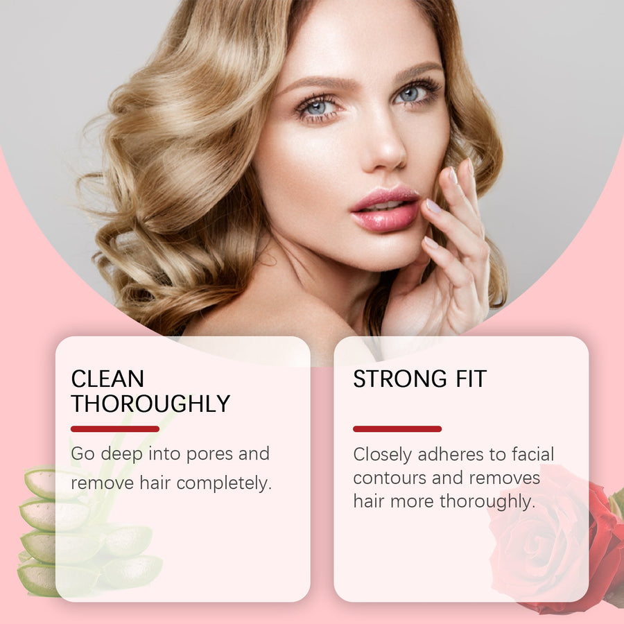 Facial Wax Strips for Smooth, Clean Skin Up to 28 Days