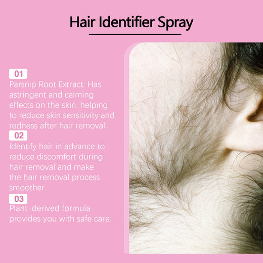Hair Identifier Spray for Gentler, Redness-Free Removal