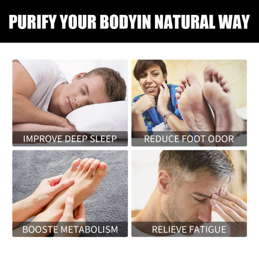 Natural Detox Foot Pads for Restful Sleep & Odor Relief