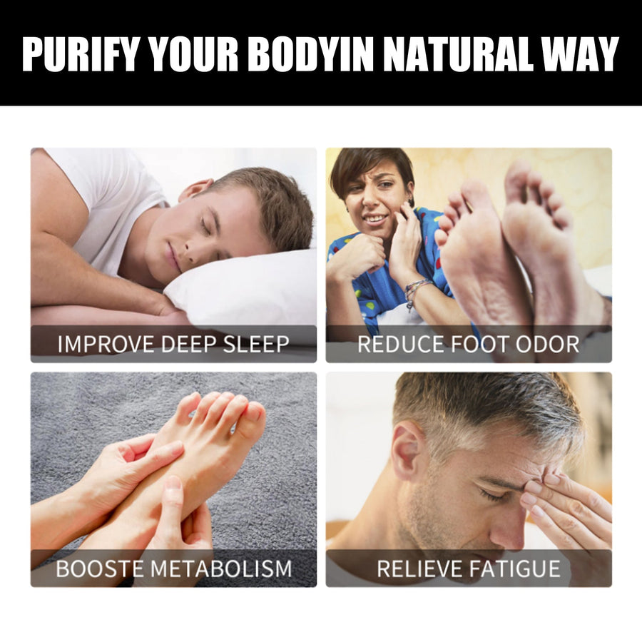 Natural Detox Foot Pads for Restful Sleep & Odor Relief