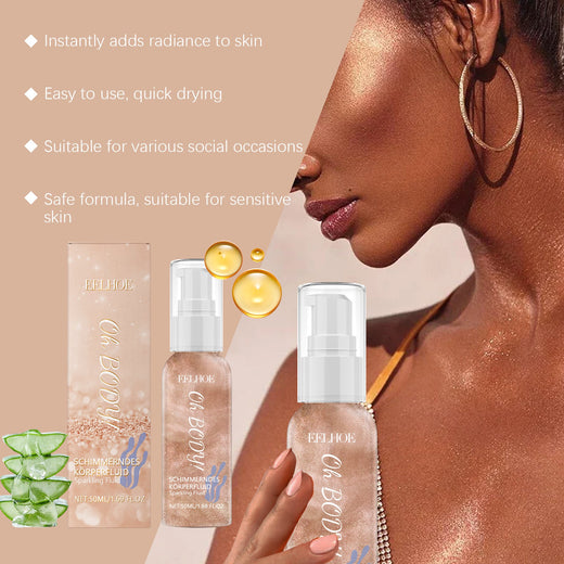 Glitter Body Lotion for Instant Radiant Skin Shimmer