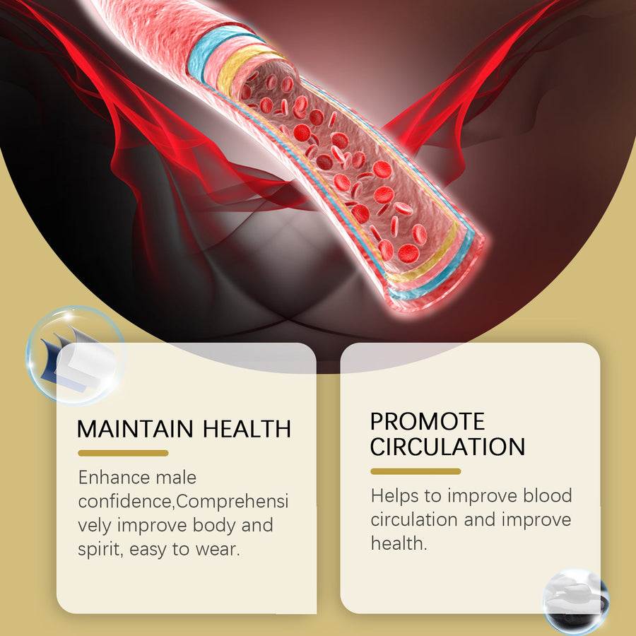 Men’s Health Ring — Elegant Everyday Discomfort Relief | Houkea