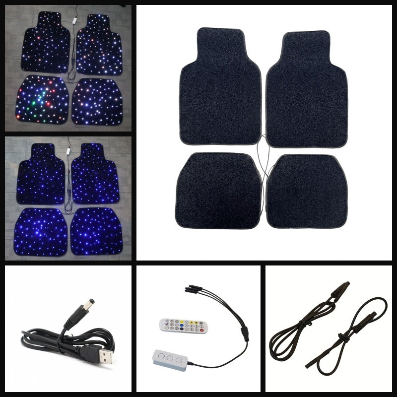 Starlight Fiber Optic Mats — Your Car, Now a Luxury Lounge