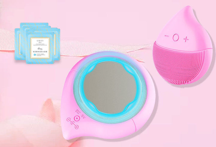 Sonic Facial Cleansing Brush — Warm Therapy Pore Deep Cleanse