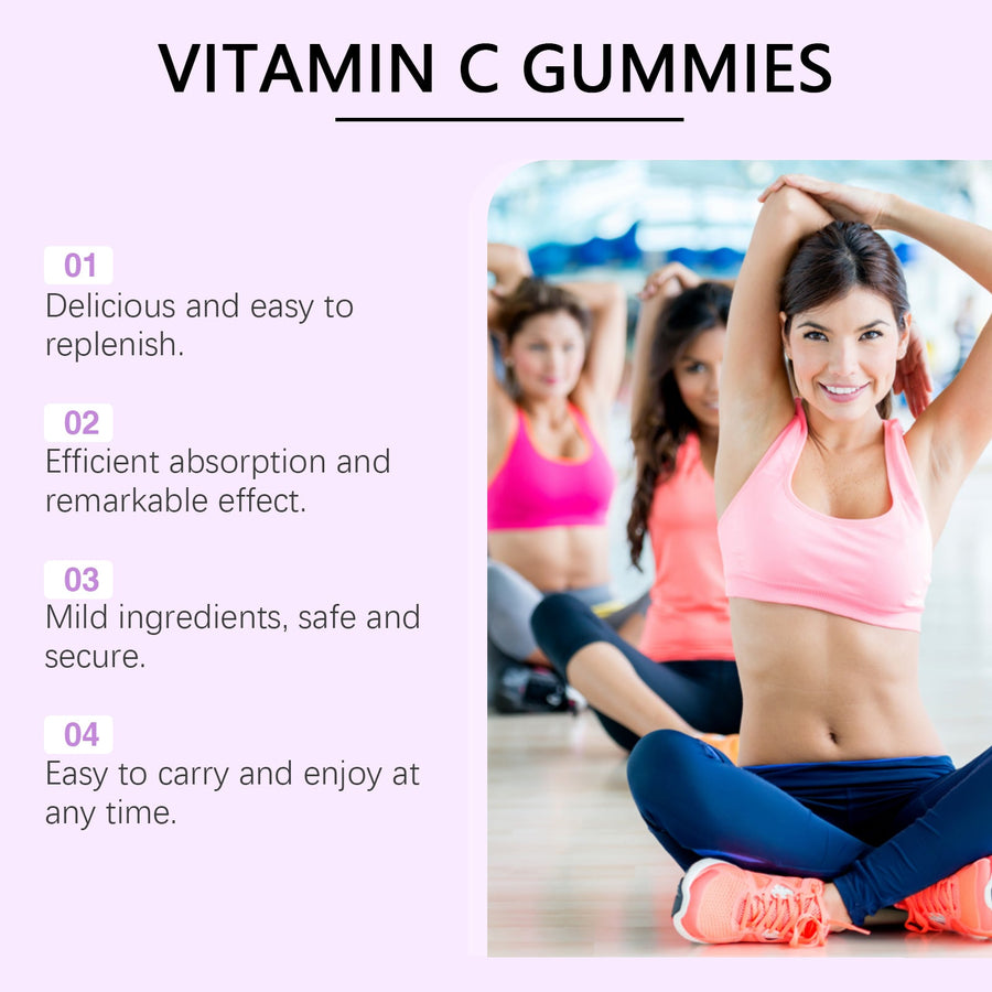 Vitamin C Gummies — 3,000 MG Blueberry Flavor for Immune