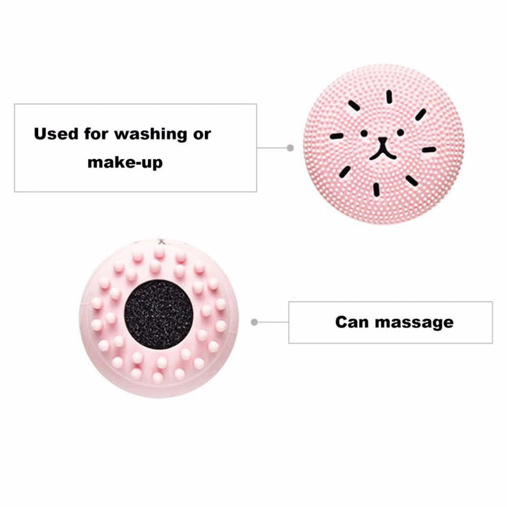 Silicone Facial Cleansing Brush — Deep Pore Exfoliation +