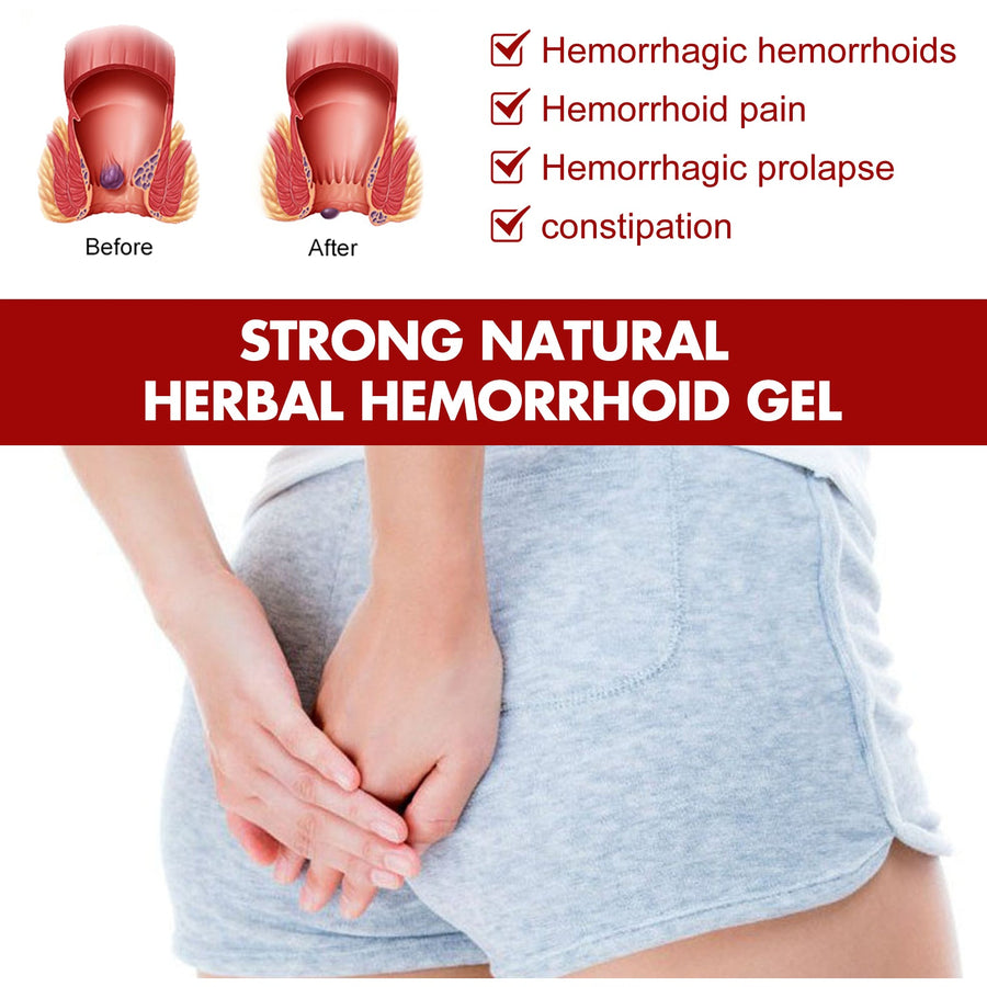 Herbal Hemorrhoid Cream - Fast Natural Relief from Itching & Pain
