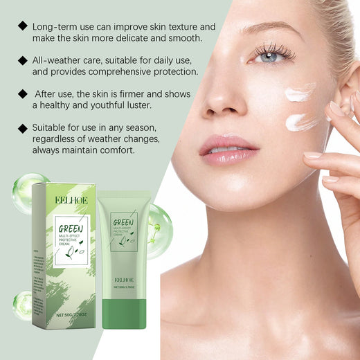 Green Tea Protective Cream for Daily Facial Care