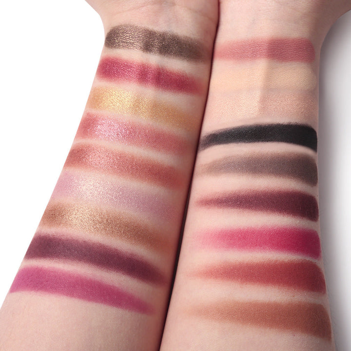 18-Color Rose Gold Eyeshadow Palette for Day to Night