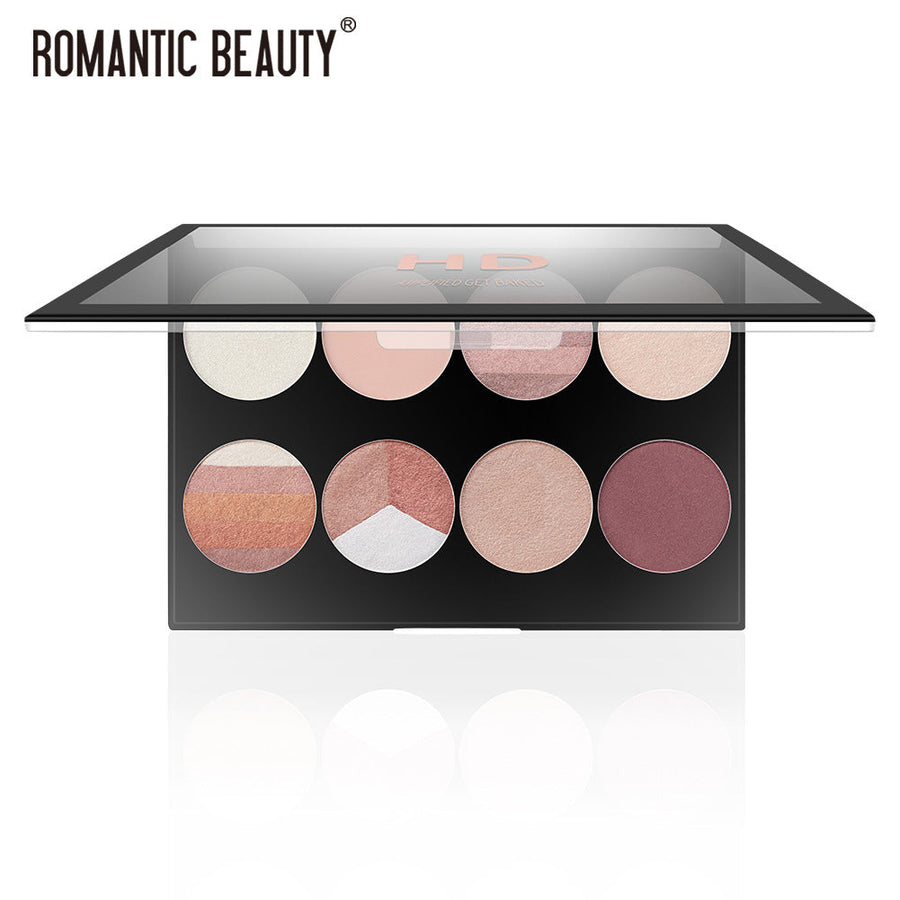 8-Shade Eyeshadow Palette | Matte & Pearl Nude Tones