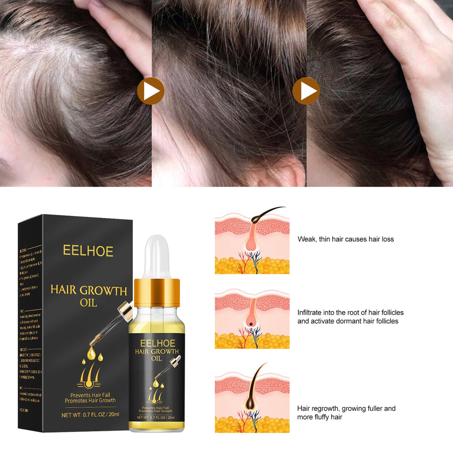 Hair Growth Oil for Fuller-Looking, Stronger Hair