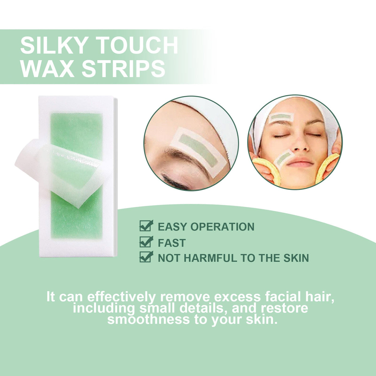 Facial Wax Strips for Fast, Smooth Upper-Lip Skin