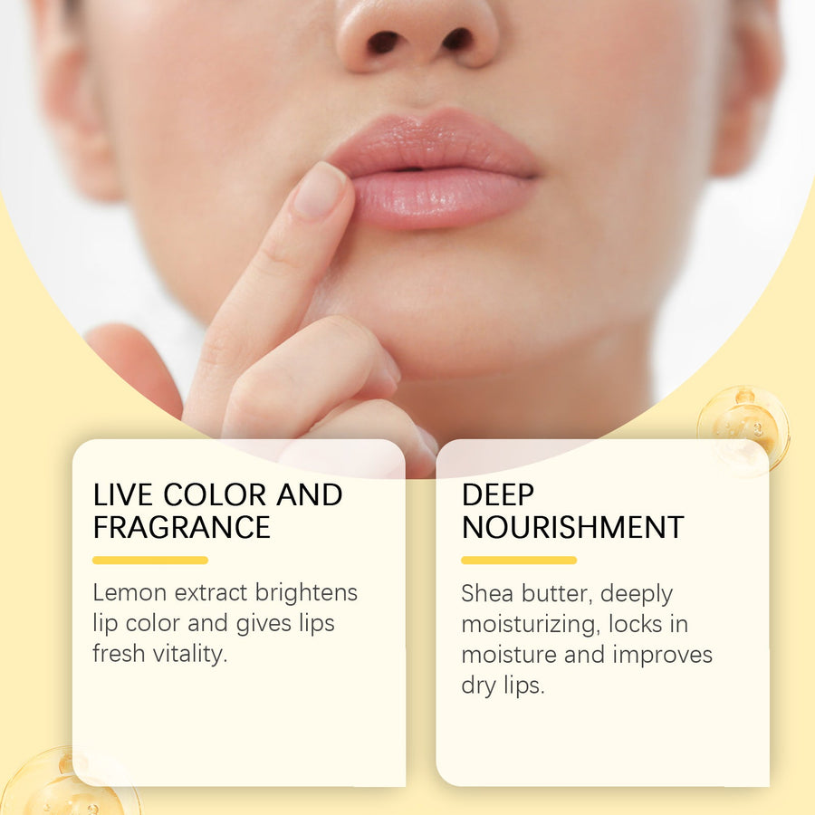 Lemon and Ginger Lip Balm Moisturize and Moisturize with Lem