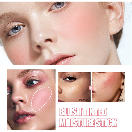 Portable Blush Stick Makeup for Natural Rosy Color