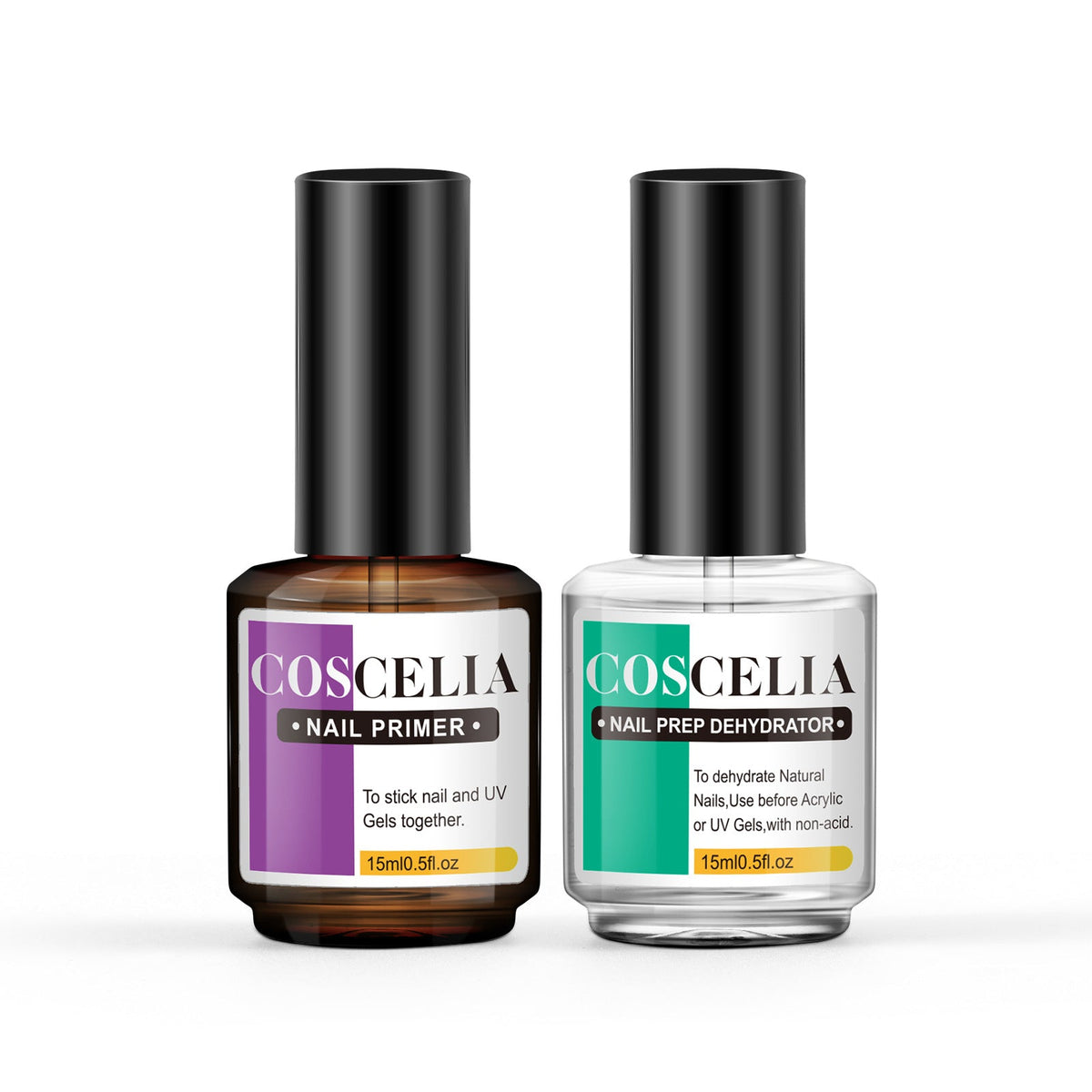 COSCELIA Acrylic Nail Kit – Salon Extensions, No UV Lamp