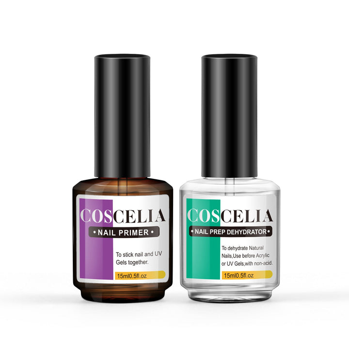 COSCELIA Acrylic Nail Kit – Salon Extensions, No UV Lamp