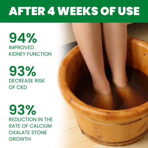 Herbal Foot Soak — 94% Improved Kidney Function in 4 Weeks