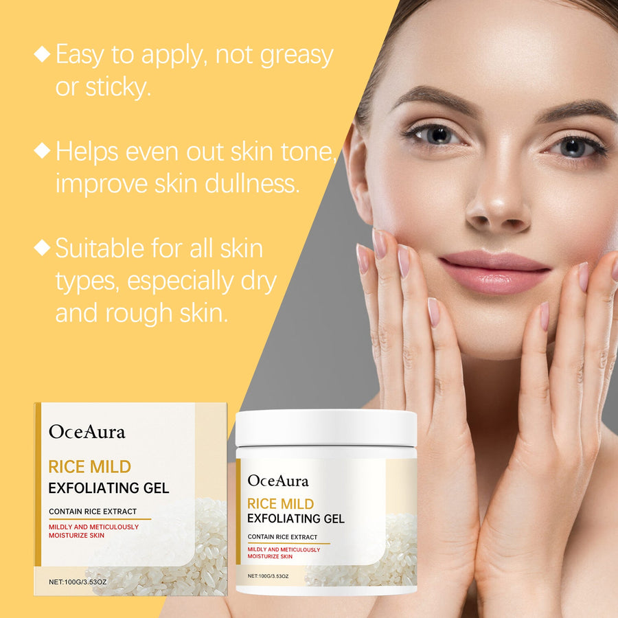 Rice Extract Face Cleansing Gel for Dull, Dry Skin