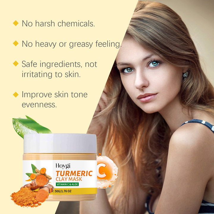 Turmeric Clay Mask – Deep Purifying + Radiant Glow