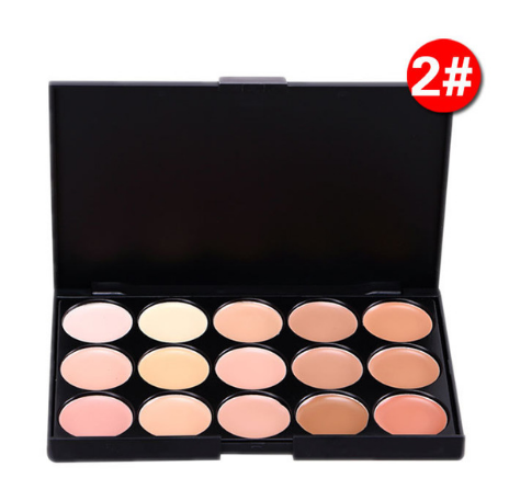 15-Shade Cream Concealer Palette for Custom Coverage