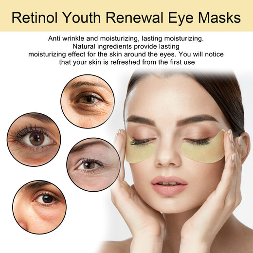 Retinol Eye Mask for Dark Circles & Fine Lines (20pc)