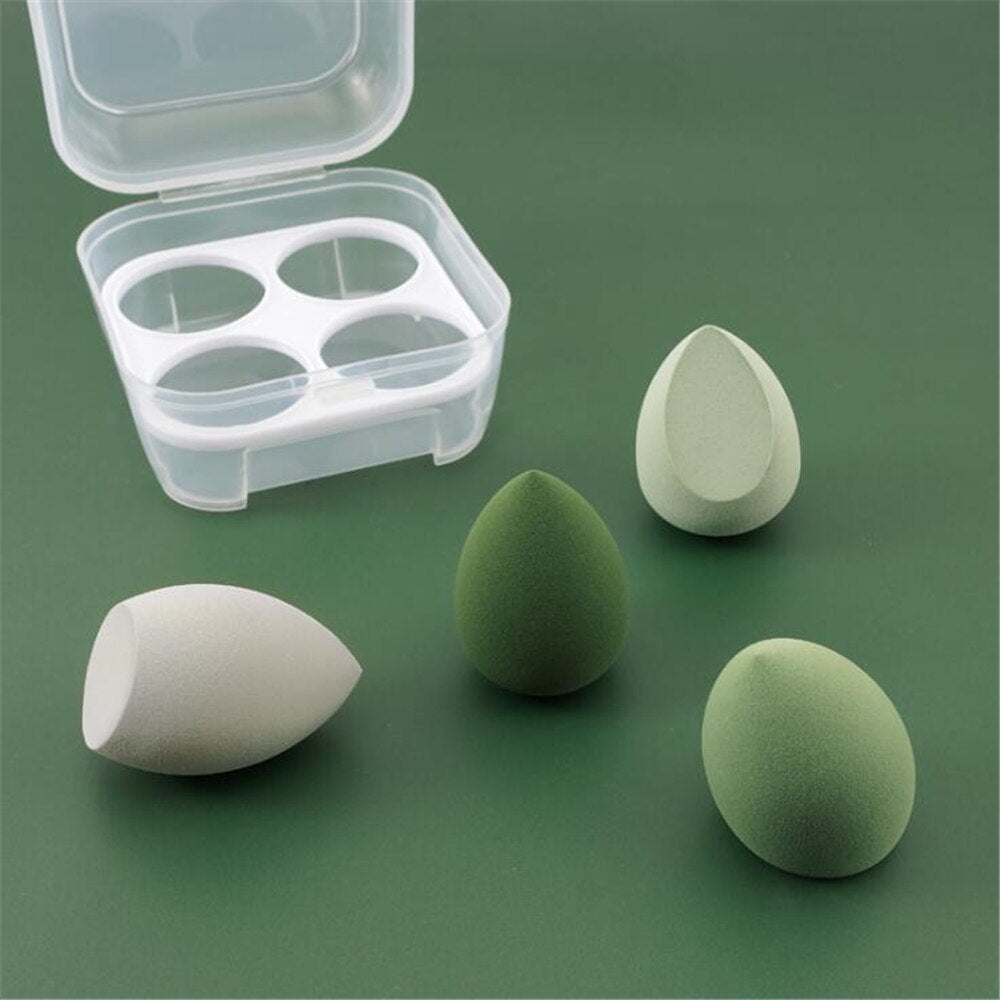 Makeup Sponge Set — Flawless Blending with 4 Velvety Puffs
