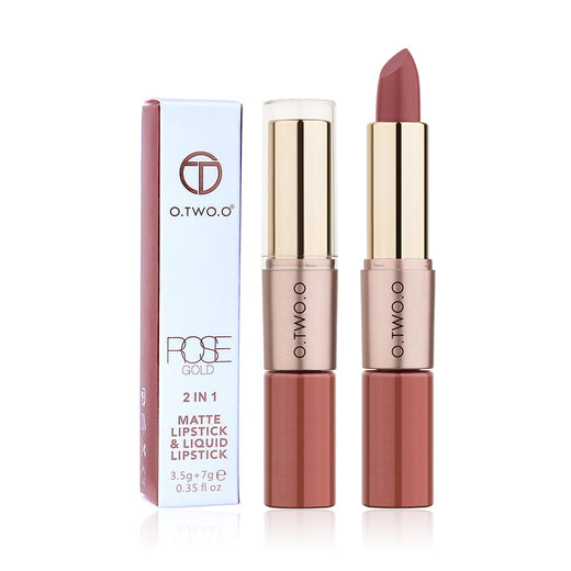2-in-1 Matte Lipstick & Liquid Lipstick, 12 Shades
