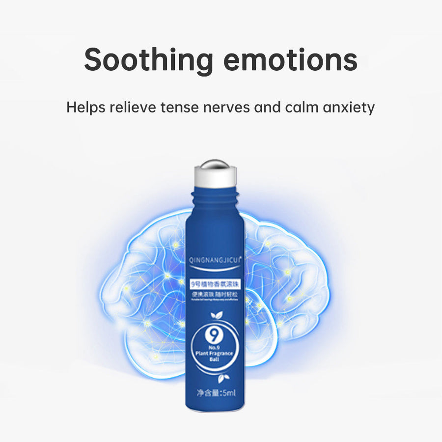 Portable Plant Fragrance Roller Ball for Calm Moments