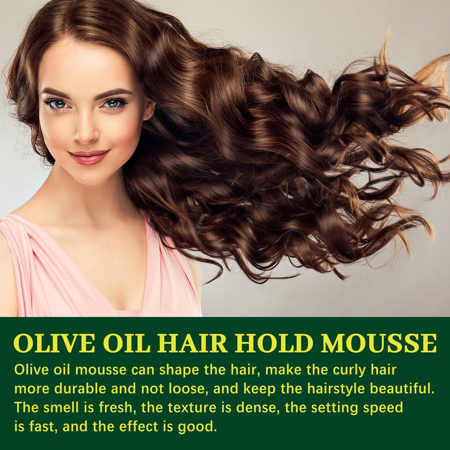 Curl Hold Mousse for Shine, Definition & Frizz Control