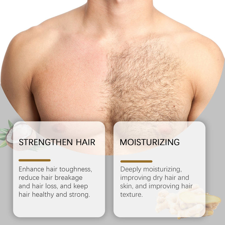 Men's Hair And Beard Growth Oil For Fuller-Looking Hair