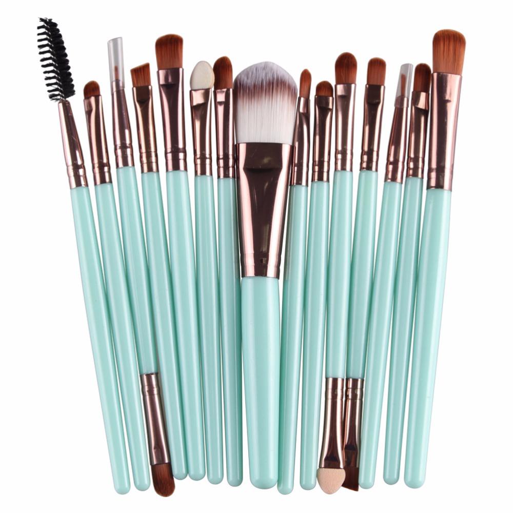 15-Piece Makeup Brush Set for Smooth, Precise Looks