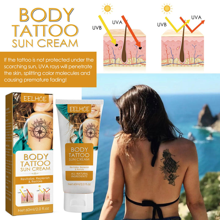 Tattoo Protection Cream for UV Fading & Moisture