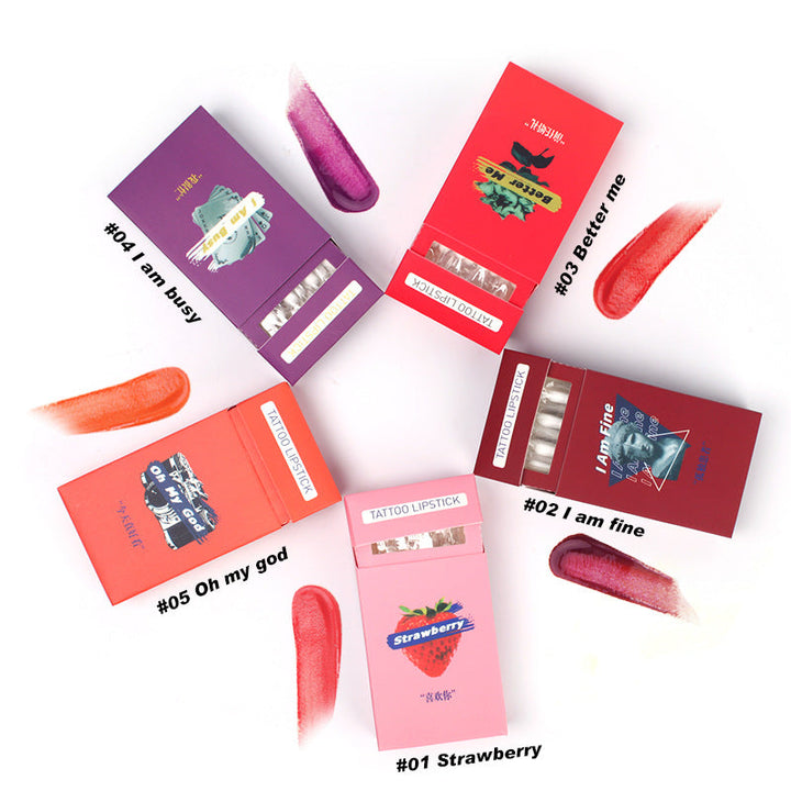 Single-Use Lip Glaze Applicators for Glossy Color
