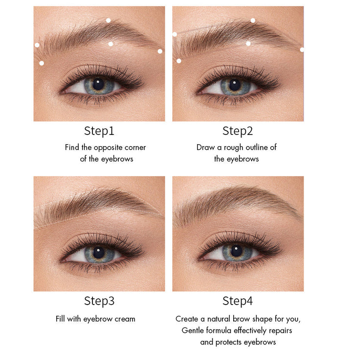 Double-Ended Eyebrow Cream Pencil for Natural Brows