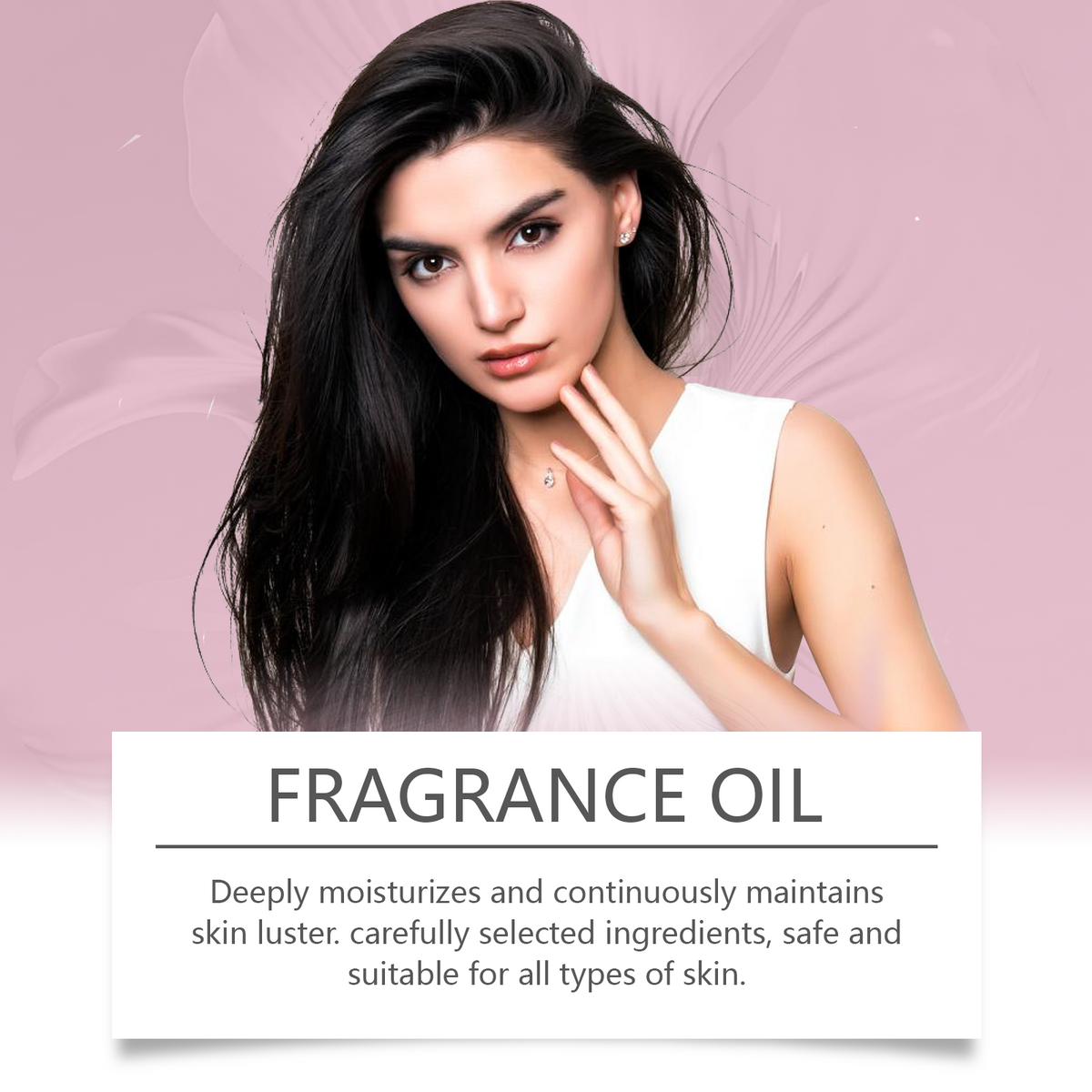 Women's Roll-On Perfume Oil for Fresh Rose Touch-Ups