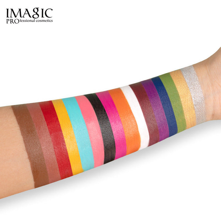 16-Color Face & Body Paint Palette for Bold Stage Looks
