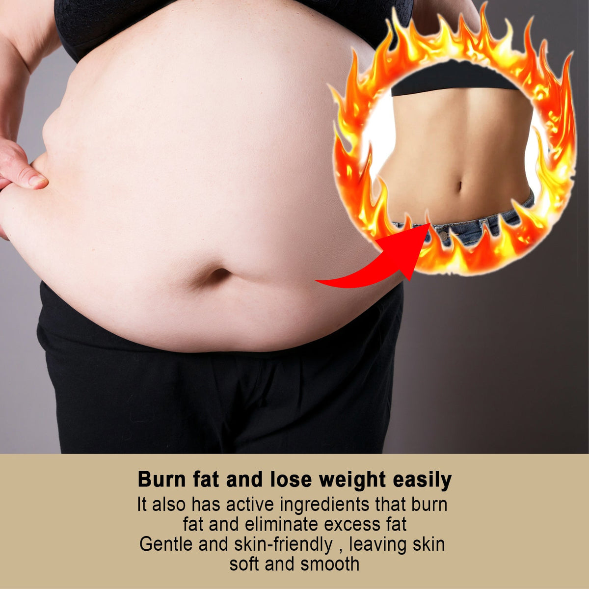 EELHOE Slimming Gel for Firmer Arms, Belly & Thighs