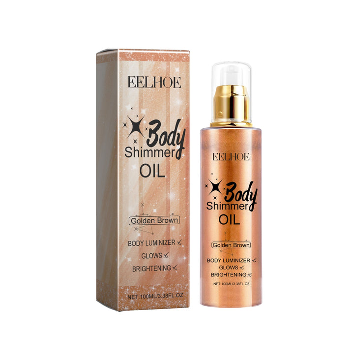 Body Glitter Oil for Instant Radiant Glamour Glow