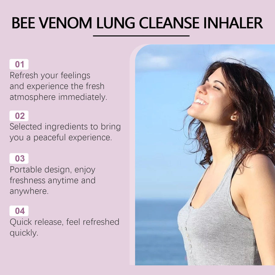 Bee Venom Lung Cleanse Inhaler – Portable Lung Cleanse