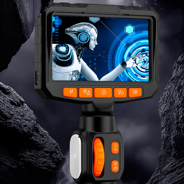 Waterproof Endoscope Camera — 360° Steering for Engine