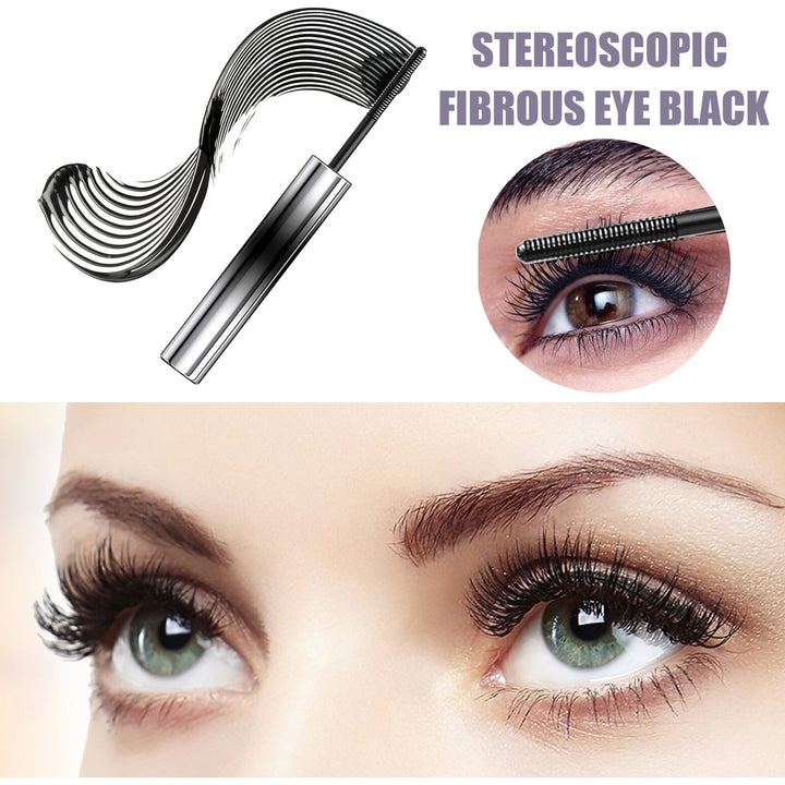 Fiber Mascara for Longer, Fuller, Curled, Defined Lashes