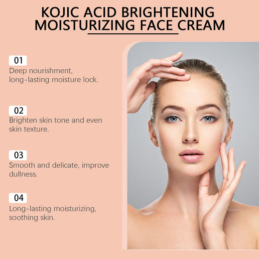 Kojic Acid Face Cream for Dark Spots & Dullness