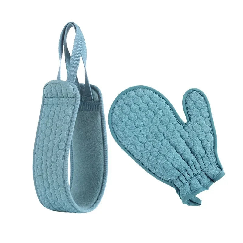 Organized storage bag with mitts, demonstrating convenient carrying and organization