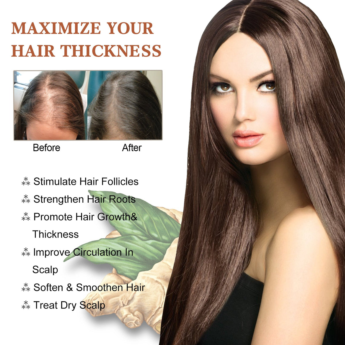 Anti-Thinning Shampoo for Thicker, Fuller-Looking Hair