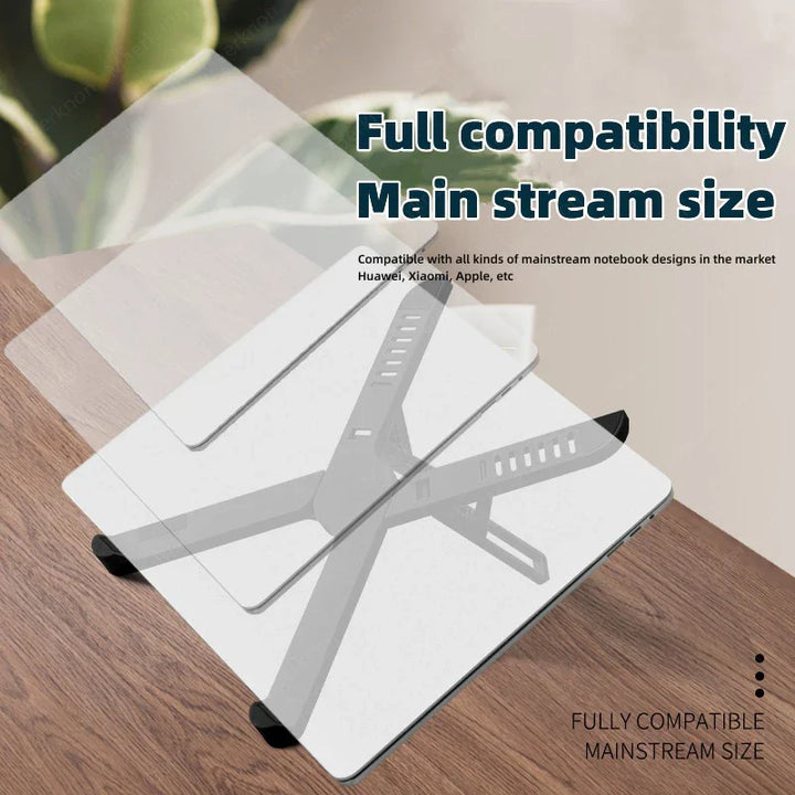 Laptop Stand — Ergonomic Height Adjustable Cooling Riser