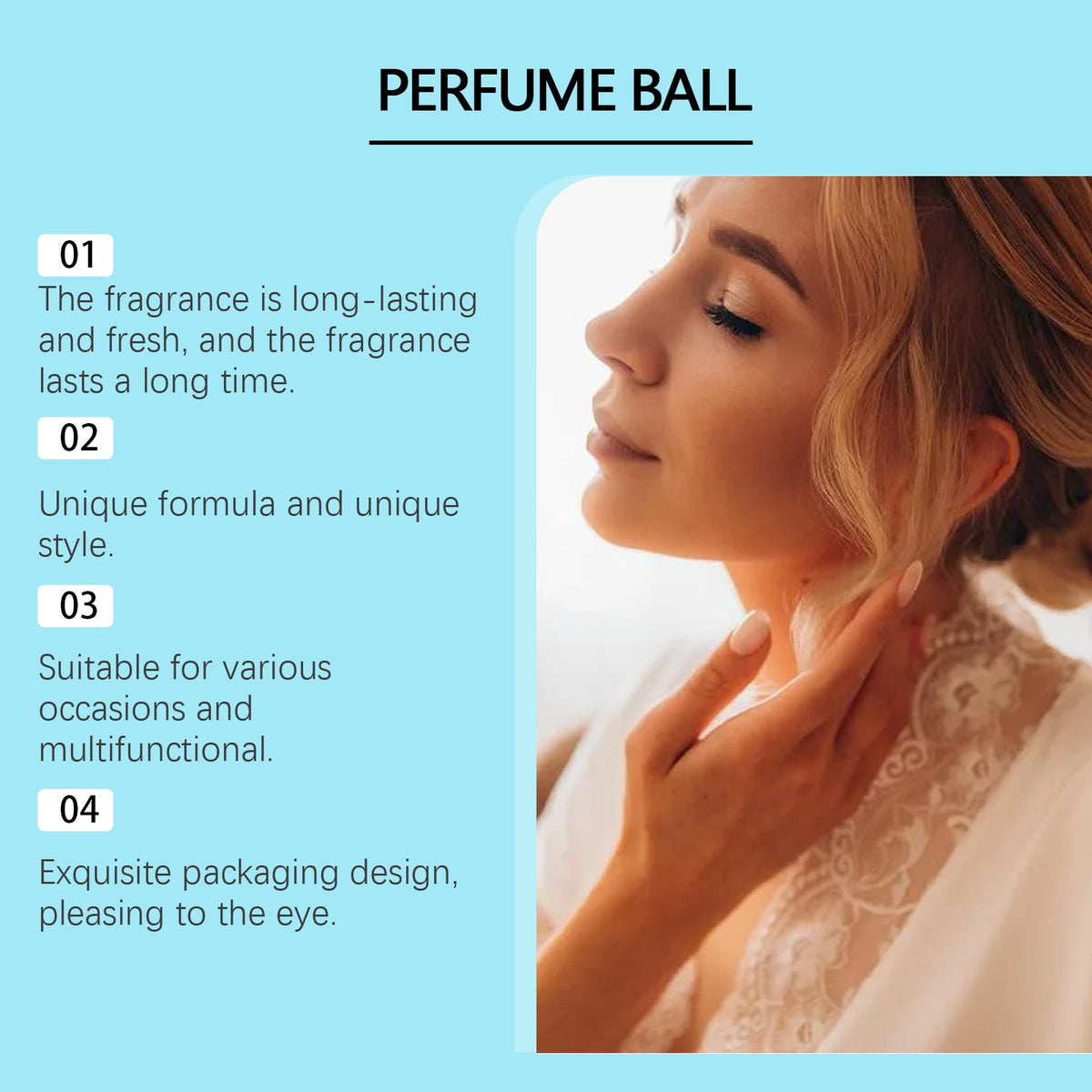 Roll-On Perfume Fresh Fragrance for Easy Touch-Ups
