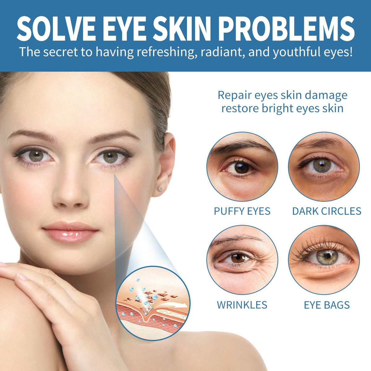 Marine Collagen Eye Gel Patches for Dark Circles & Puffiness